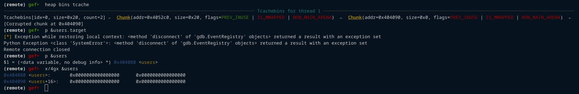 Tcache bin